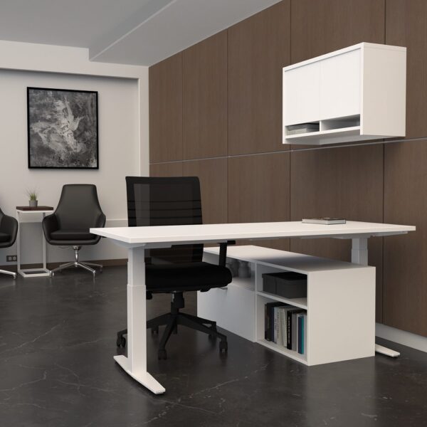 Rizer Desk - White (Compel)