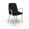 Sofie Wood Leg Chair