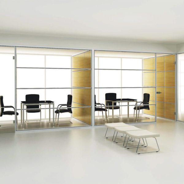 glass wall partitions for office