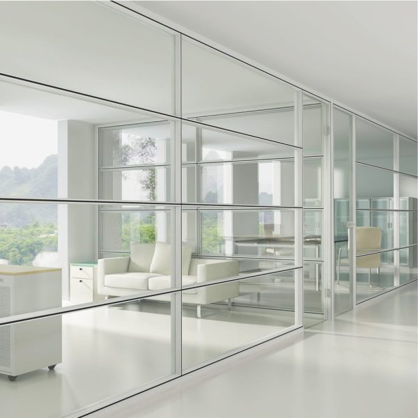 glass wall office