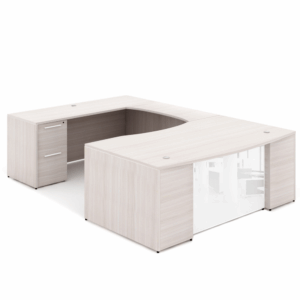 CDF U-Shaped Bow Front Desk
