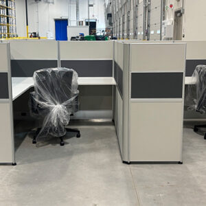 Sunline Signature Used Office Cubicle: <br class="no-br-single"> 6'x6' - 53" High